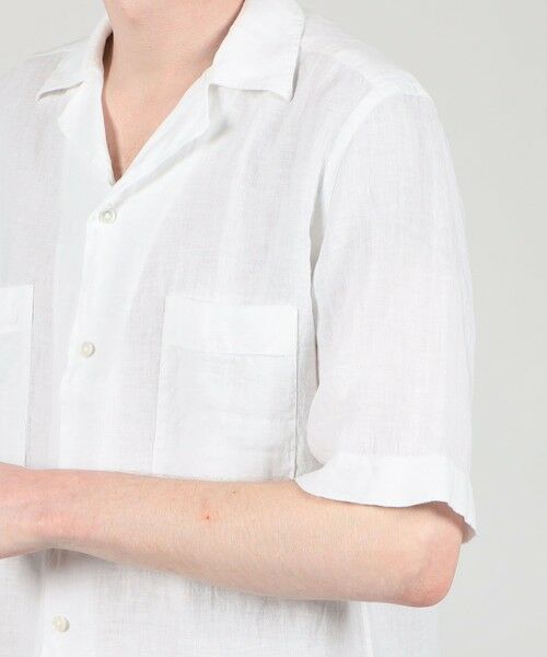 セール】 BAGUTTA NEW MAUI GMT リネン オープンカラーシャツ （シャツ
