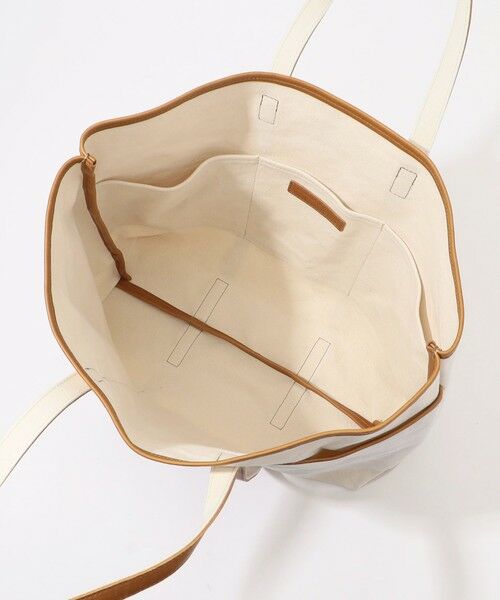 セール】 【別注】AMIACALVA レザーハンドルキャンバストート （トート