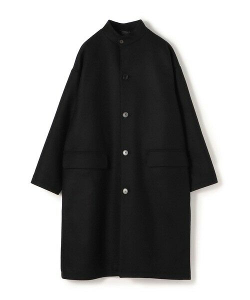 セール】 ファインメリノメルトン スタンドカラーコート （ステン
