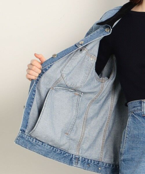 セール】 ナチュラルスラブデニム オーバーサイズドジャケット （G