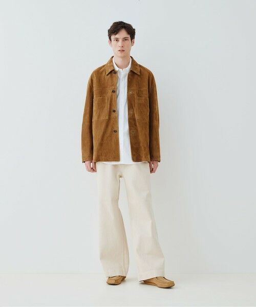 ゴートスウェード ツーポケットブルゾン （テーラードジャケット