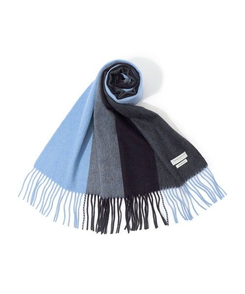 TOMORROWLAND カシミヤ パネルチェックマフラー （マフラー・ショール