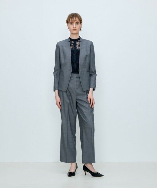 シャイニーシャーク キザミカラージャケット （ノーカラージャケット