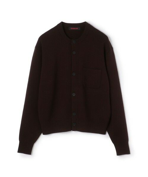 CABaN コットンカシミヤ ポケットクルーネックカーディガン （ニット
