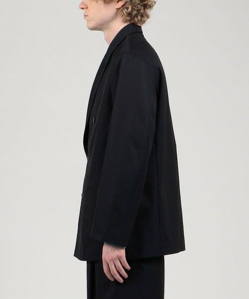 セール】 コットンシルクギャバジン ダブルブレステッド6Bジャケット