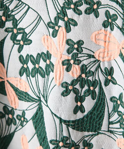 セール】 ふくれフラワージャガードチュニック （チュニック）｜TABASA