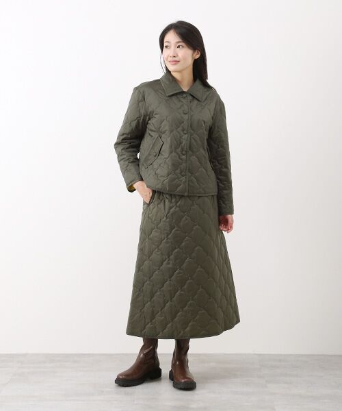 セール】 バイカラーキルティングジャケット （ミリタリージャケット