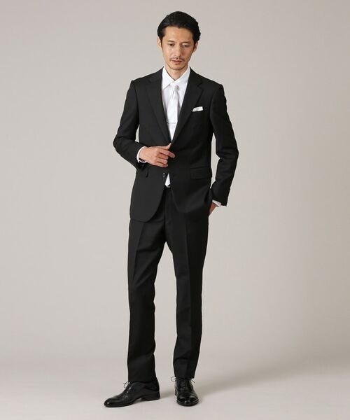 冠婚葬祭】無地 サージスーツ/3ピース対応可 （セットアップ）｜TAKEO