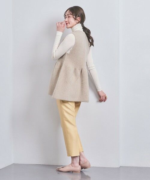 フォックス カシミヤ フリルベスト （ニット・セーター）｜UNITED