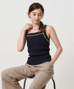 セール】 スクエア フラワー ジャガード キャミソール （キャミソール