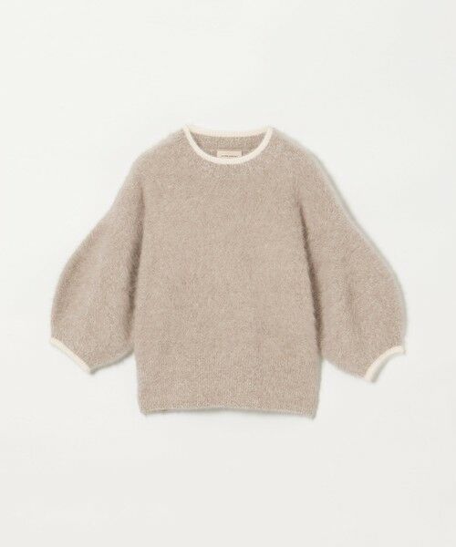 フォックスカシミヤ パフ ハーフスリーブ ニット （ニット・セーター