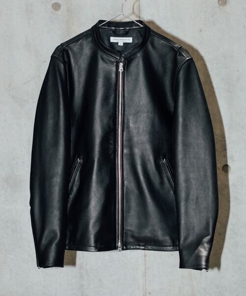 セール】 UKラムレザーシングルライダース （その他アウター