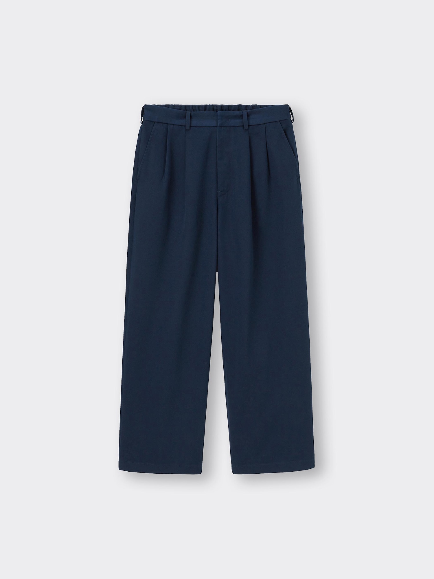 Chino Two Tucked Baggy Slacks | GU US
