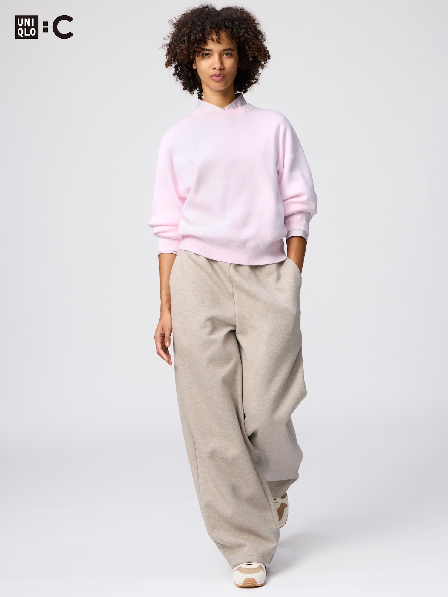 ユニクロ公式 | スウェットワイドパンツ/丈長め