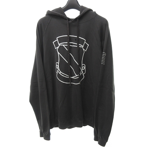 未使用品 ナンバーナイン NUMBER (N)INE エンブレム ダメージ パーカー