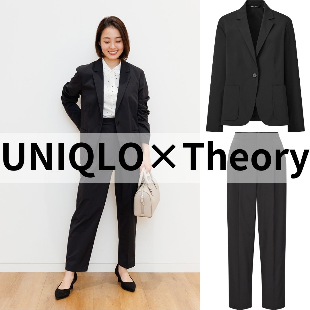 25日発売【ユニクロ×セオリー】入園式・入学式にも使えるセットアップ