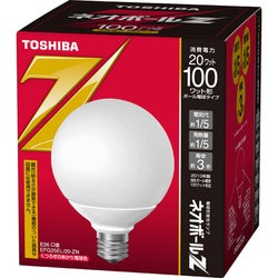 ヨドバシ.com - 東芝 TOSHIBA 電球形蛍光灯 ネオボールZ E26口金 3波長