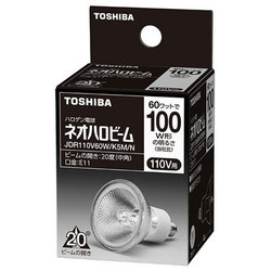 ヨドバシ.com - 東芝 TOSHIBA 白熱電球 ハロゲンランプ E11口金 110V
