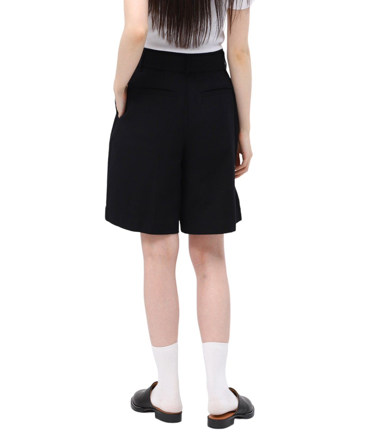 レディース】STITCH BELT HALF PANTS | CLANE(クラネ) / パンツ ハーフ