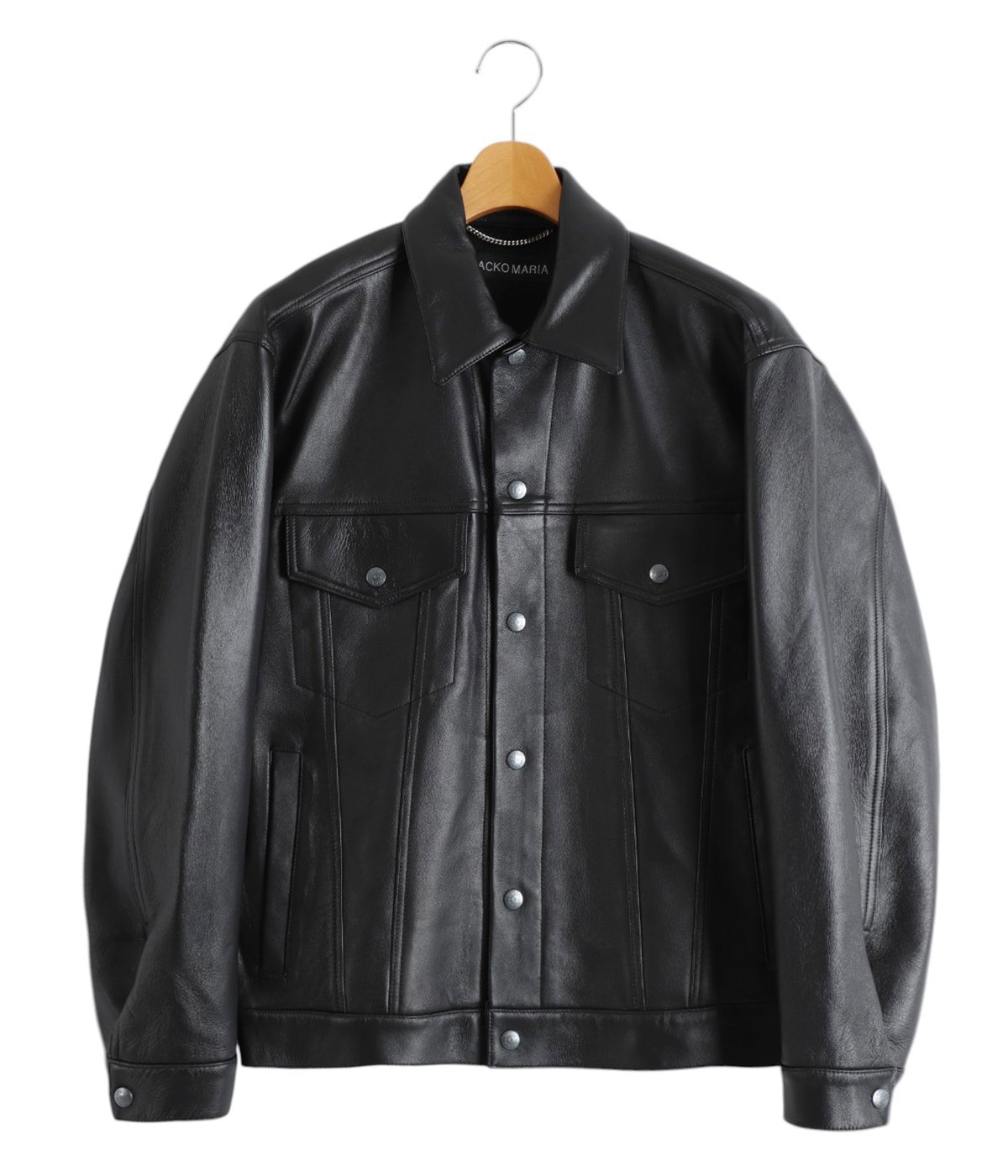 LEATHER TRUCKER JACKET ( TYPE-1 ) | WACKO MARIA(ワコマリア