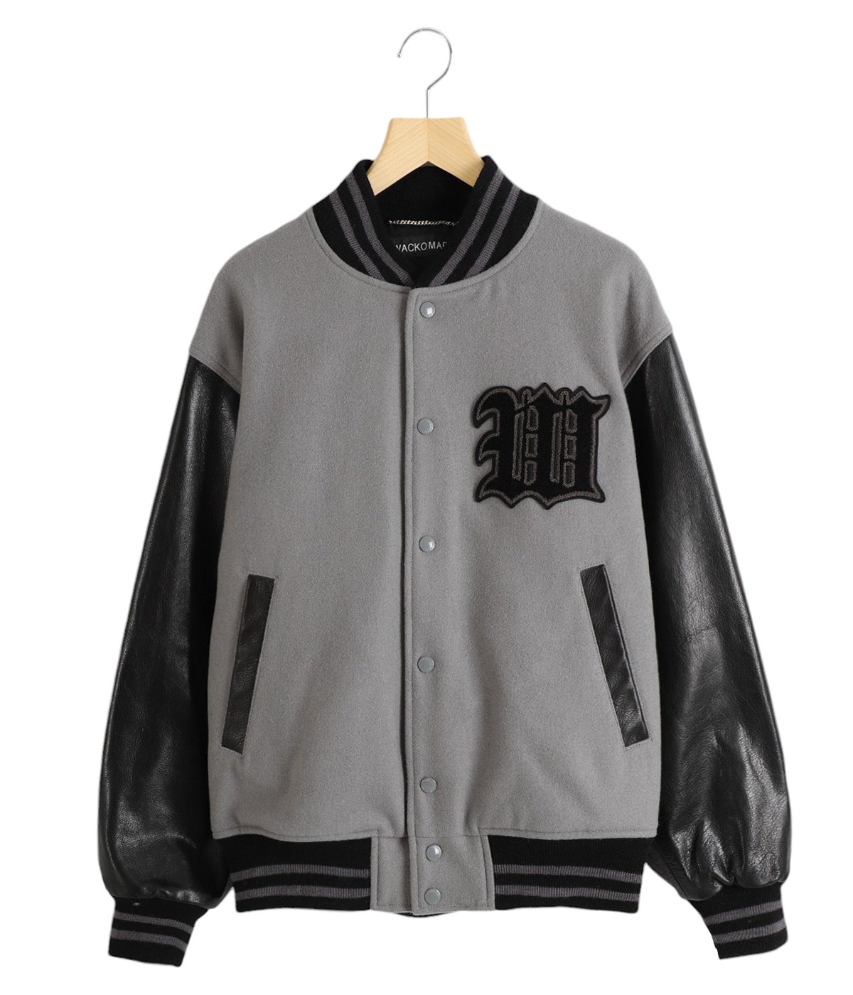 LEATHER VARSITY JACKET -B- ( TYPE-1 ) | WACKO MARIA(ワコマリア