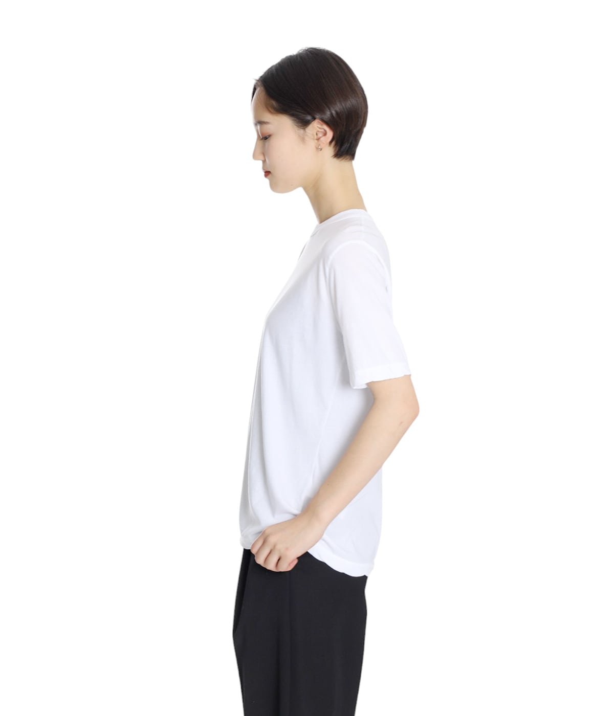 レディース】FRESCA SINGLE JERSEY STANDARD T-SHIRT | ATON(エイトン