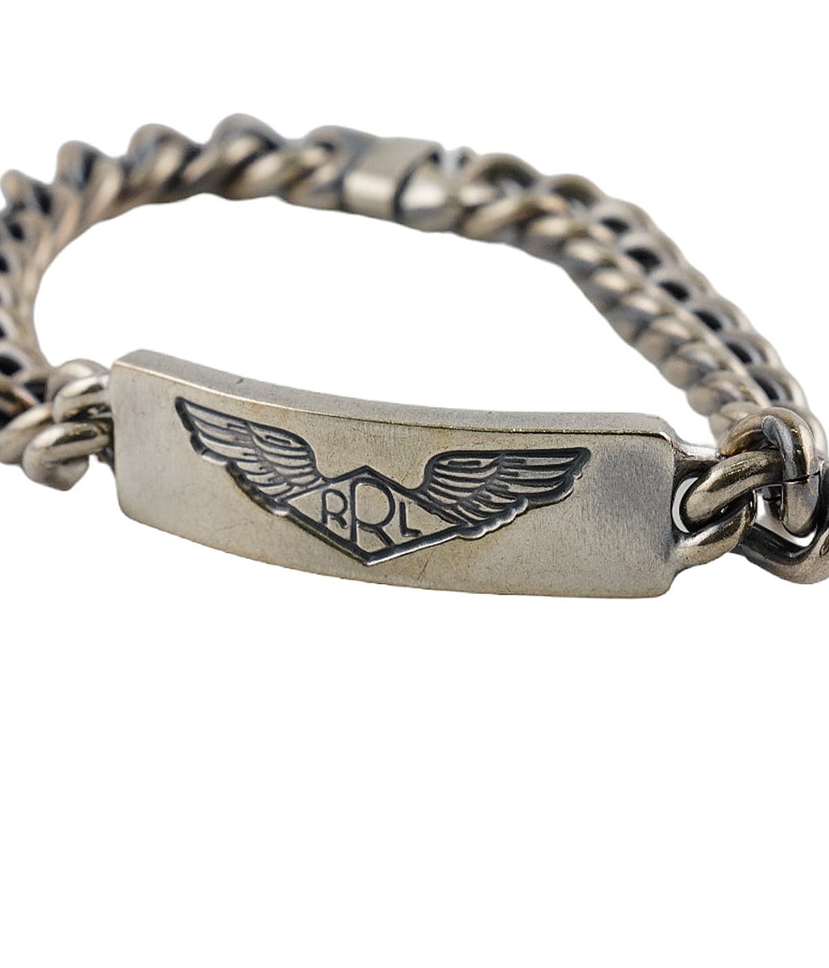 ID BRACELET-BRACELET-SILVER STERLING SILVER | RRL(ダブルアールエル