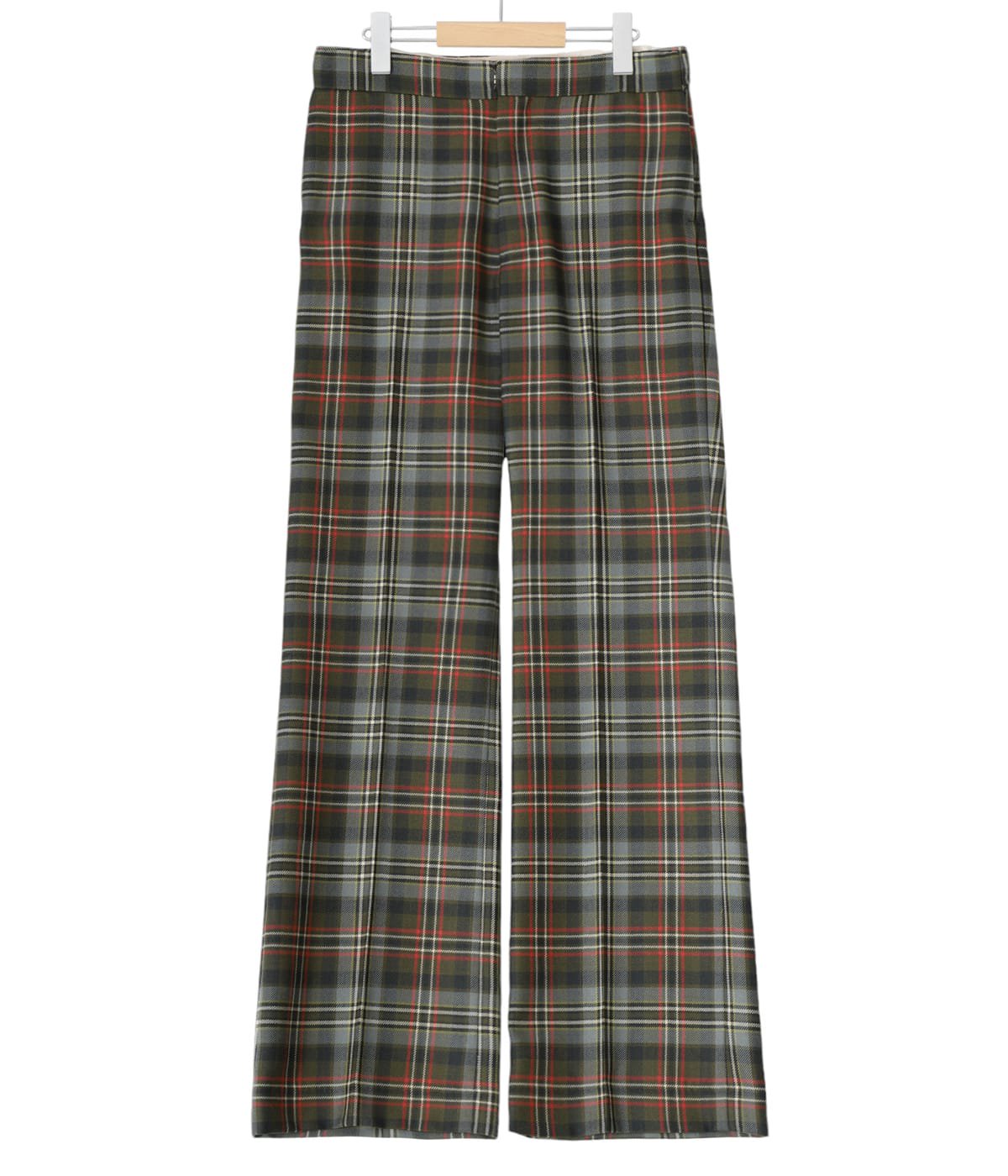 レディース】TARTAN PLAID ADJUSTABLE BELTED PANTS | FUMIKA_UCHIDA
