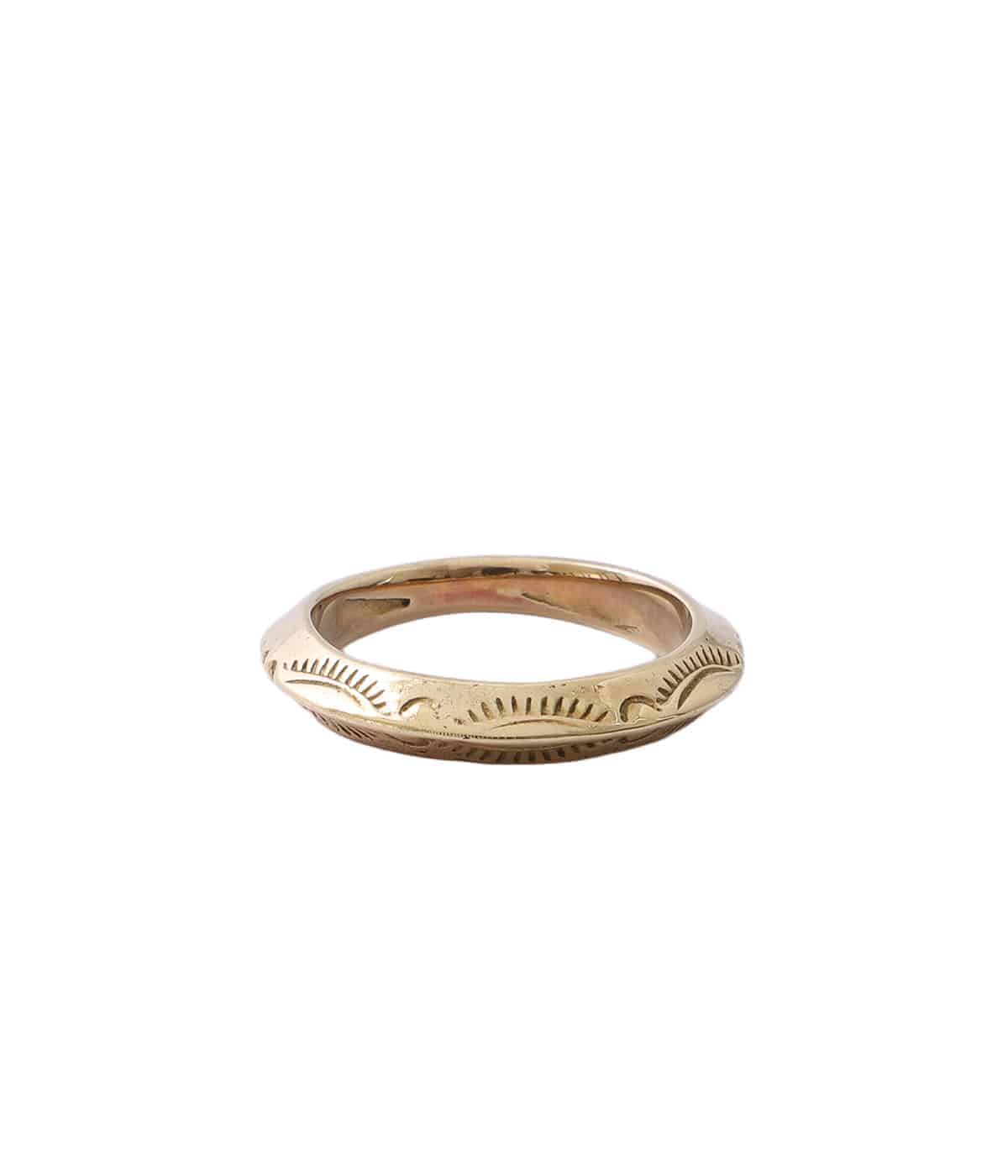 18K EXTRA THIN TRIANGLE RING -LEAF- | LARRY SMITH(ラリースミス