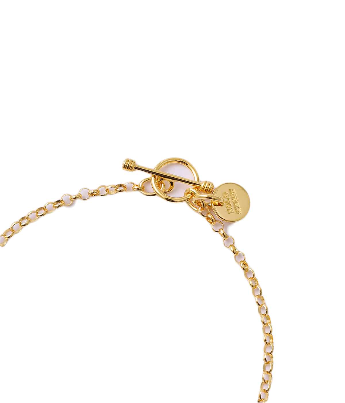 Round link necklace 24K ALL coating | XOLO JEWELRY(ショロ