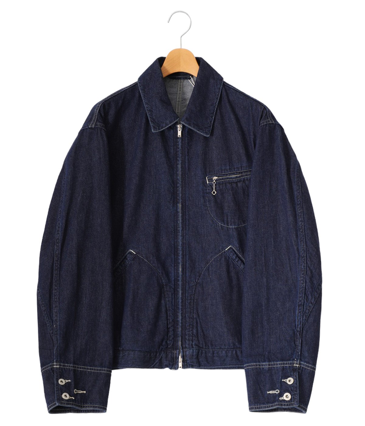 Light oz Denim ZIP Work Jacket | blurhmsROOTSTOCK(ブラームスルーツ