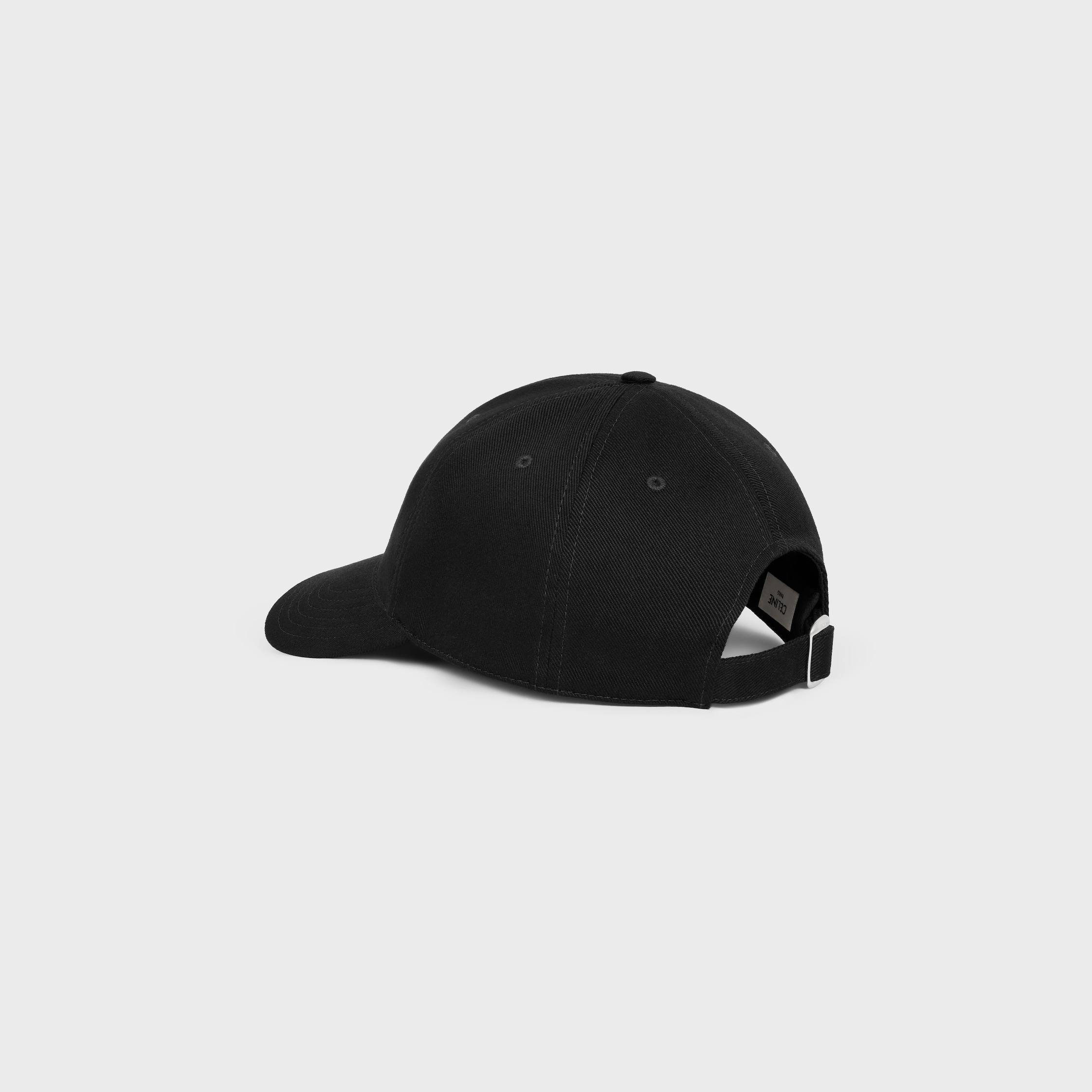 triomphe baseball cap IN COTTON DRILL - BLACK | CELINE