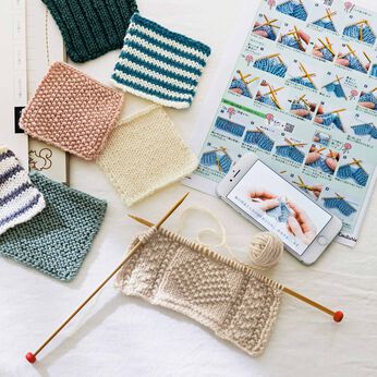 フェリシモ公式】おすすめの棒針編み パッチワークアイテム情報｜FELISSIMO