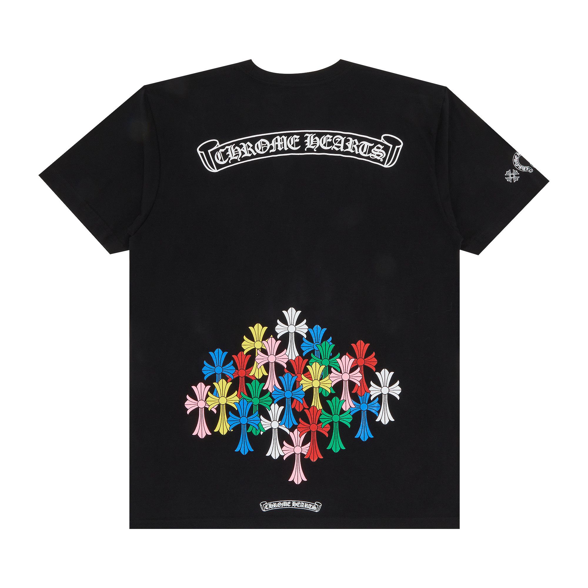 Buy Chrome Hearts Cross T-Shirt 'Black/Multicolor' - 1383