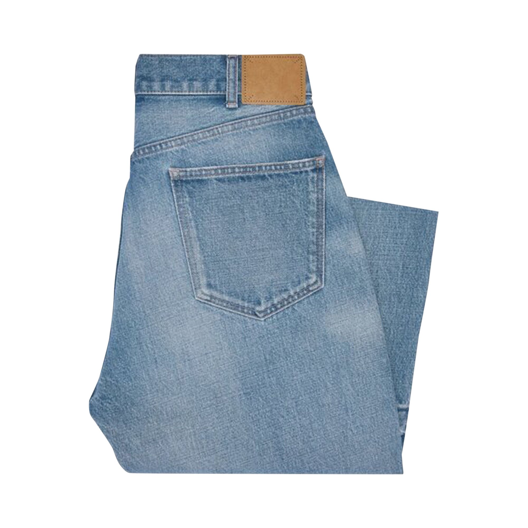 Buy CELINE Wesley Released Hem Jeans 'Zuma Wash' - 2N785034S 08ZM