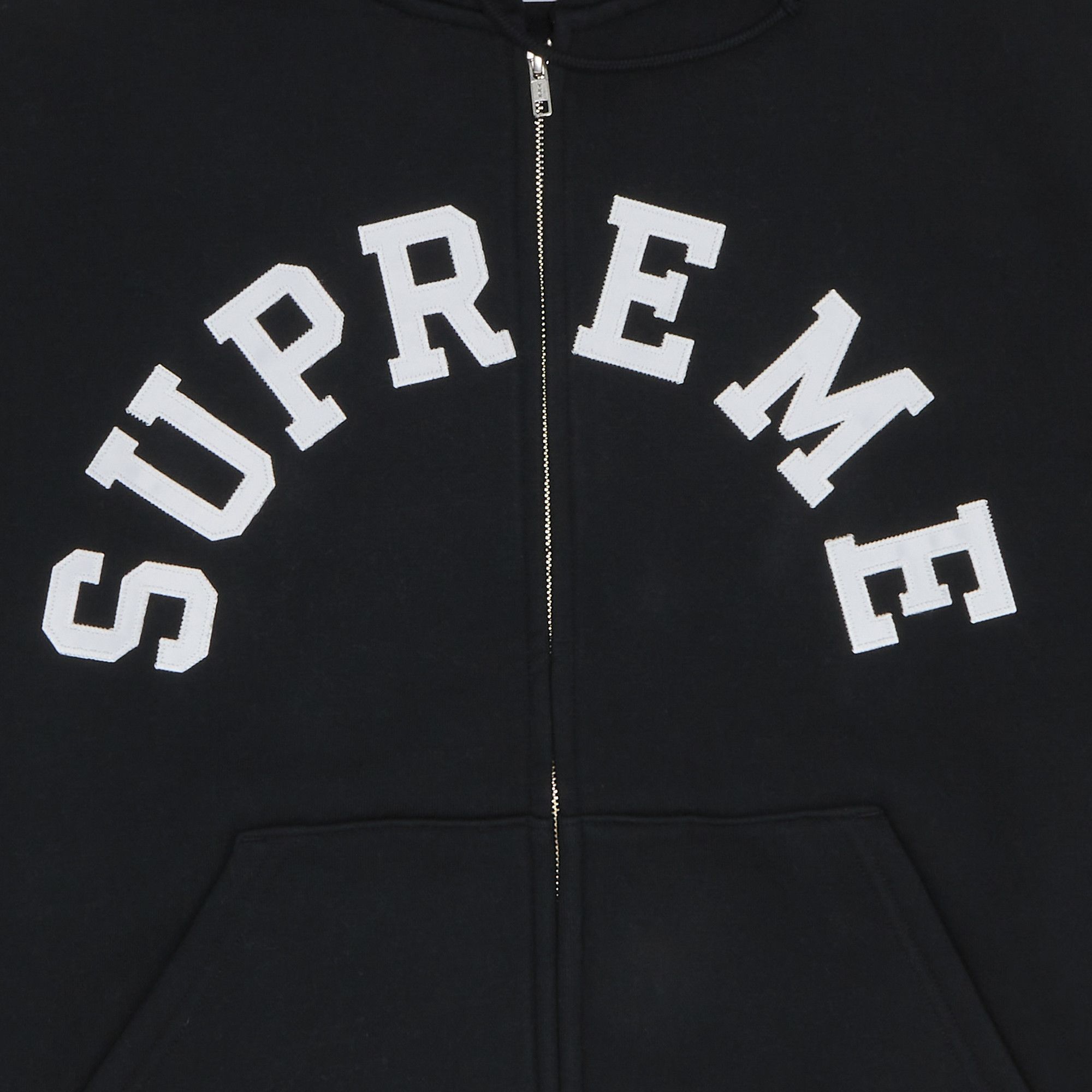 Buy Supreme x Champion Zip Up Hooded Sweatshirt 'Black' - SS24SW37