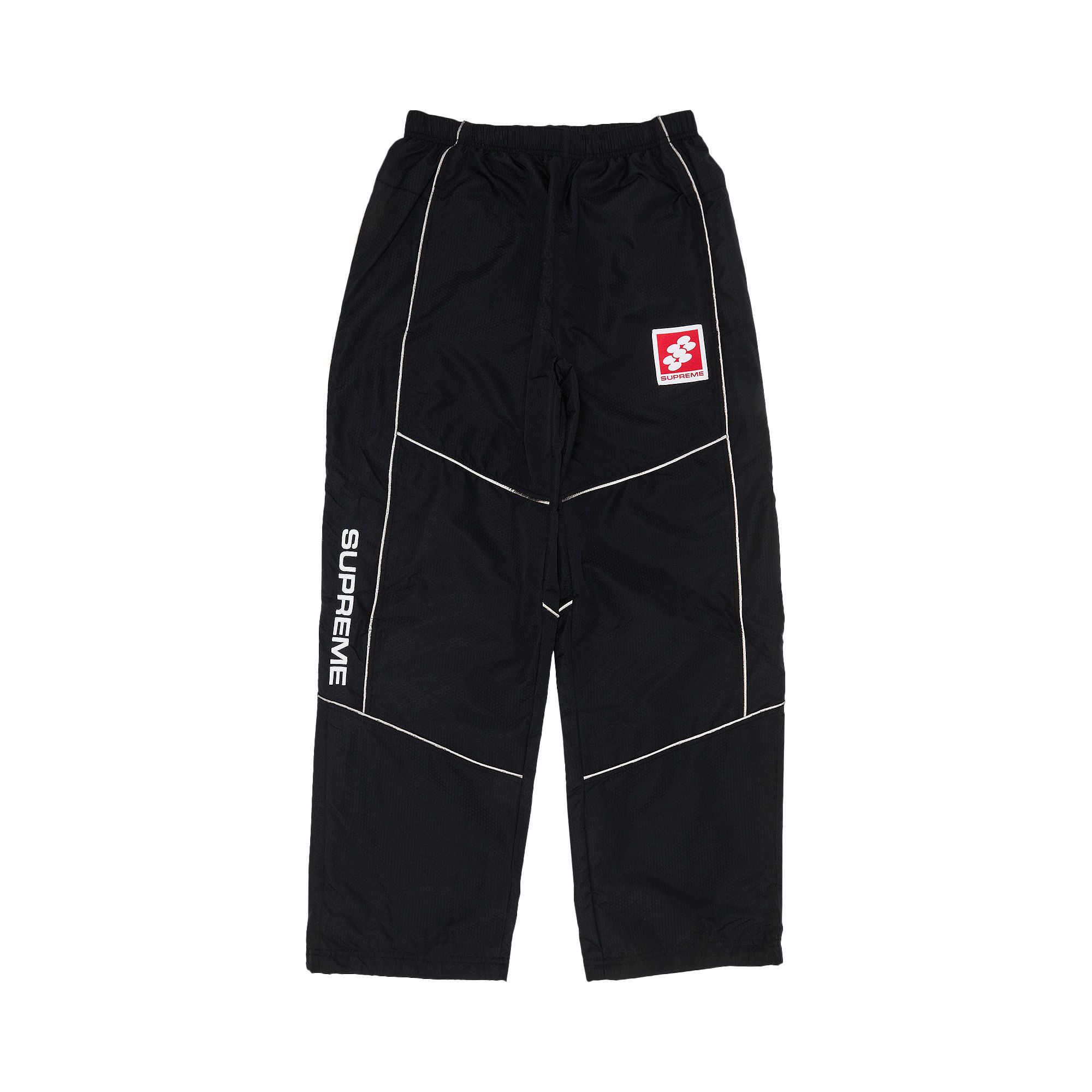 Buy Supreme Reflective Piping Track Pant 'Black' - FW24P88 BLACK