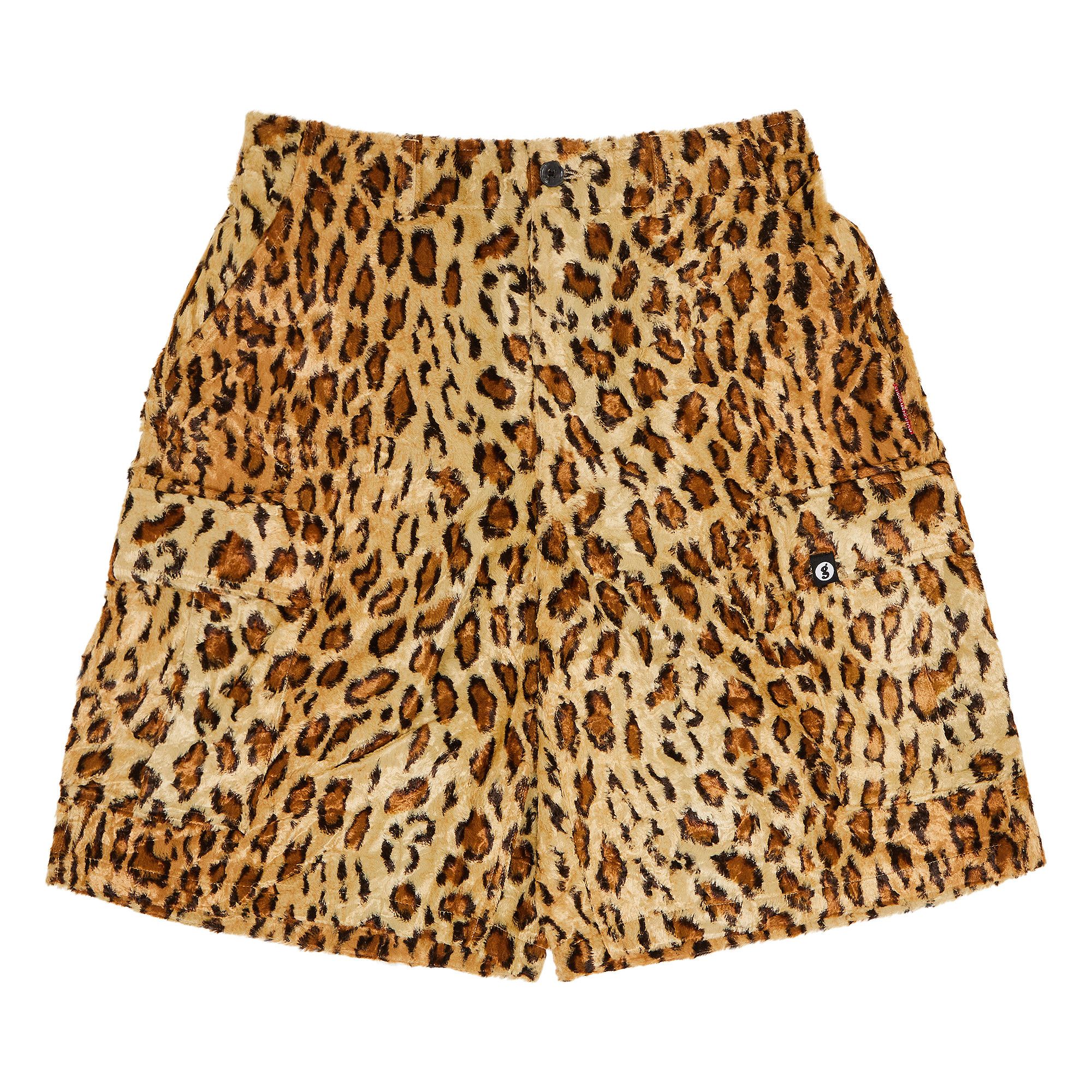 Buy Supreme x Goodenough Crushed Rayon Pile Cargo Short 'Leopard