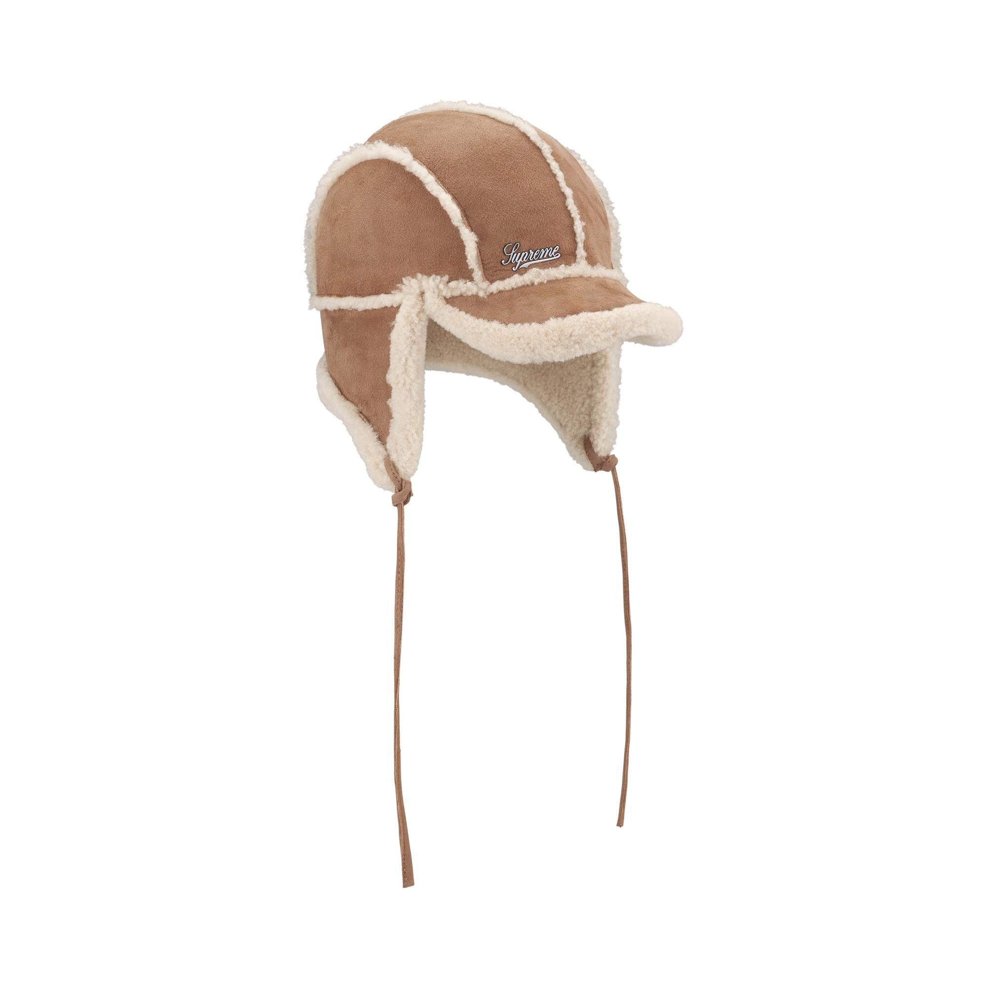 Buy Supreme Shearling Lined Earflap Cap 'Tan' - FW25H77 TAN | GOAT