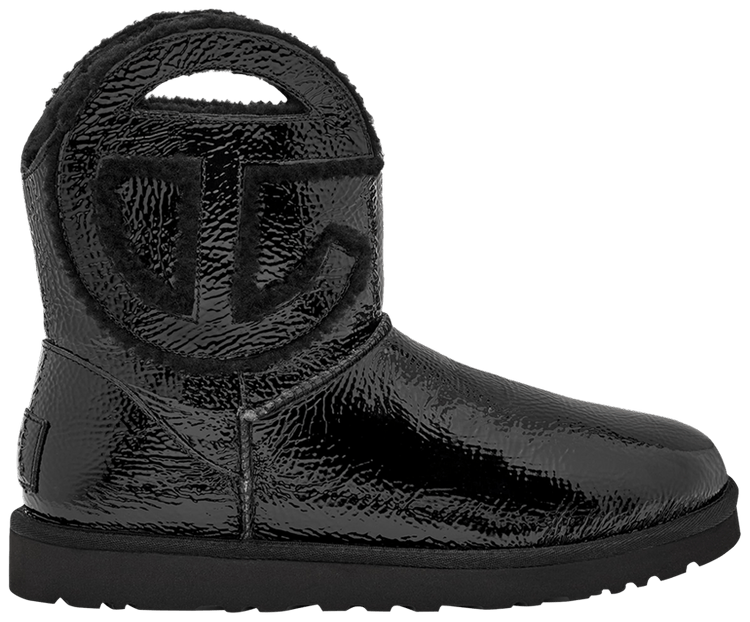 Buy Telfar x UGG Logo Mini Boot 'Crinkle - Black' - 1155790 BLK