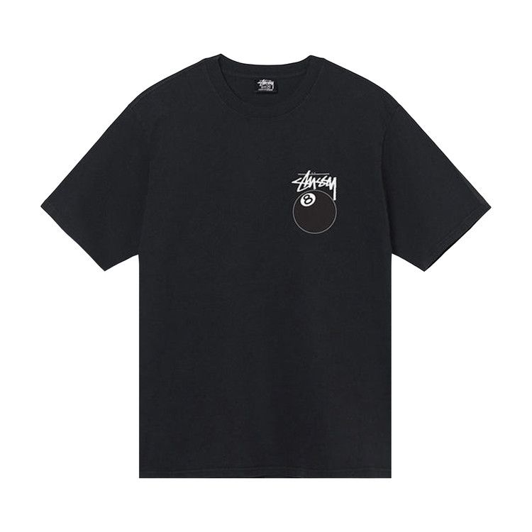 Buy Stussy 8 Ball Pigment Dyed Tee 'Black' - 1904864 BLAC | GOAT