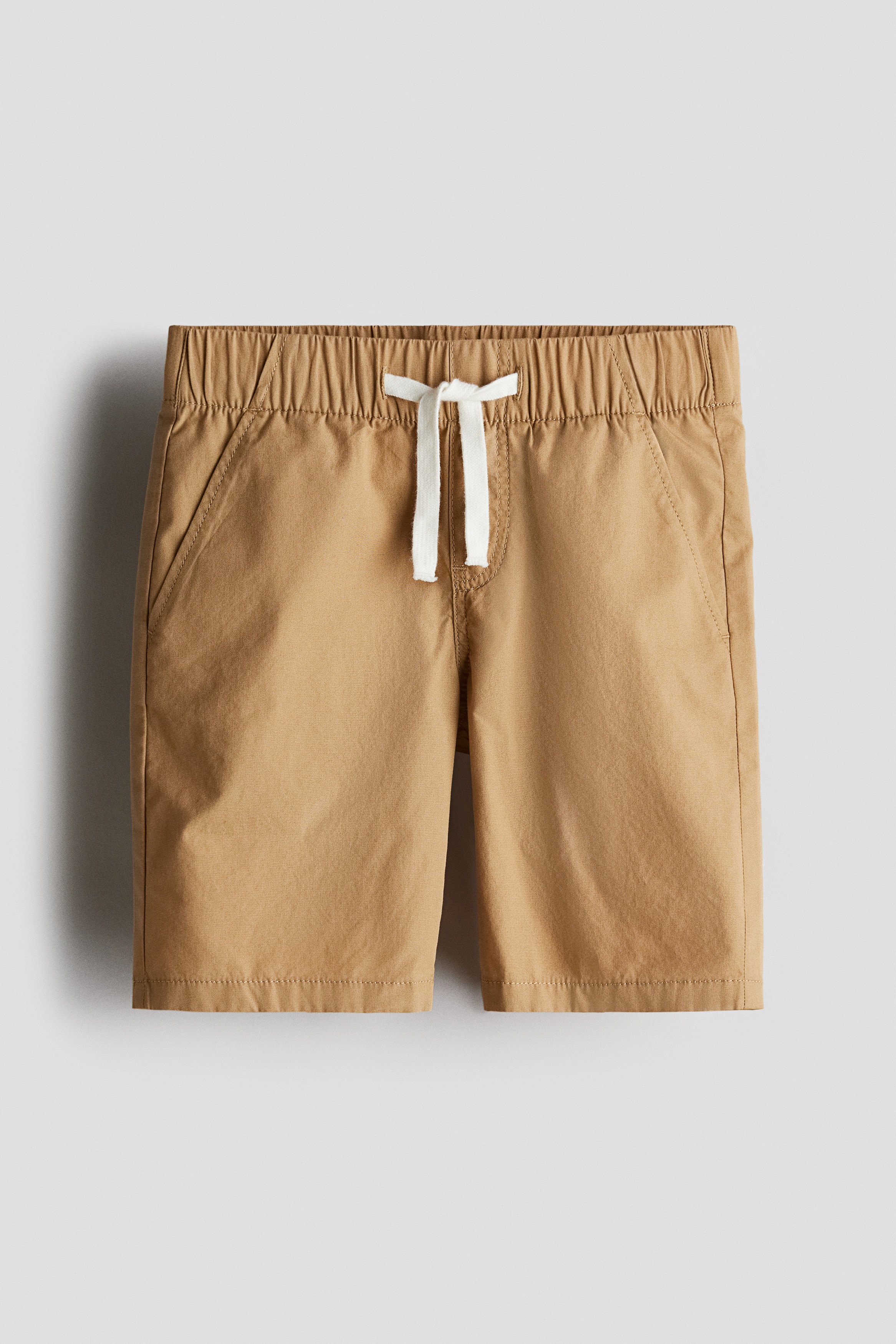 Cotton Shorts - Beige - Kids | H&M US