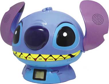 CD飲み込み、歯で操作――「スティッチ」型CDプレーヤー：操作ボタンは歯