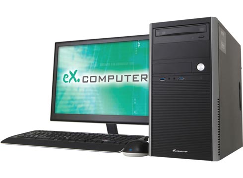 TSUKUMO、4画面出力対応のBTOデスクトップ「eX.computer マルチモニタ