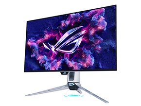ASUS、26.5型有機ELゲーミングディスプレイ「ROG Swift OLED PG27AQWP