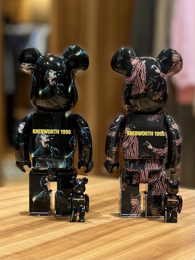 BE@RBRICK OASIS KNEBWORTH 1996 100％ & 400％、1000% / 新田 / ADAM