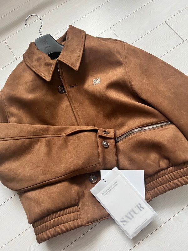 MUSINSA公式 | SATUR (W) テオフォックススエードショートジャケット