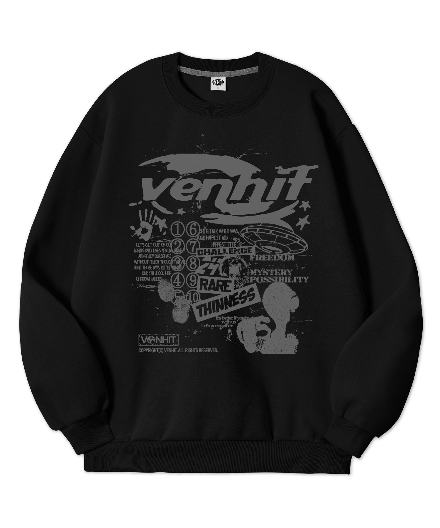 MUSINSA公式 | VENHIT コズミック特裏毛スウェット