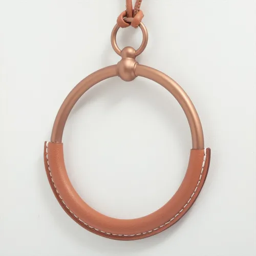 エルメス ループグラン GP×革 ネックレス ブラウン Aランクの買取実績