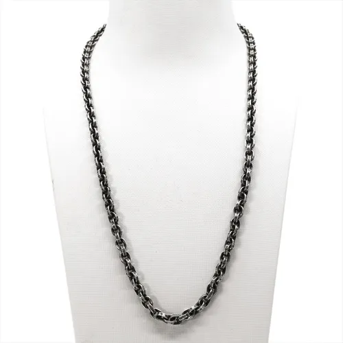 クロムハーツ ペーパーチェーン 20インチ 925×14K ネックレス AB